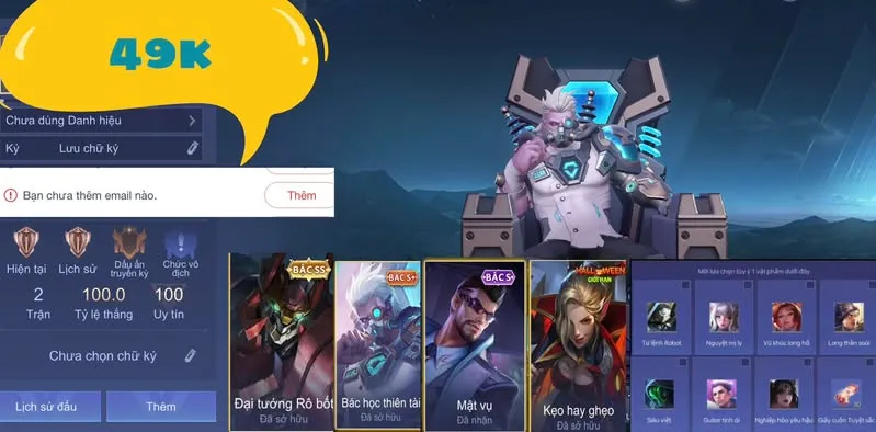 REG MALOC , GIDU , THANE , MIA , RƯƠNG SS TÙY CHỌN 49K