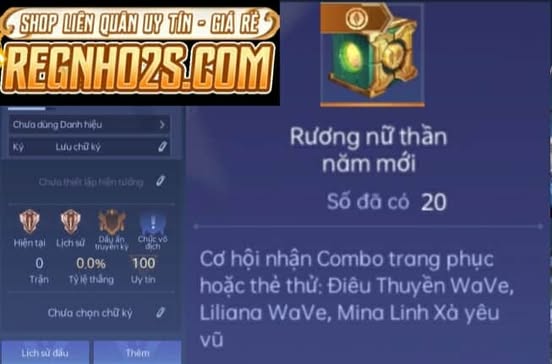 REG RƯƠNG NHÂN PHẨM WAWE , DT , MINA 8K