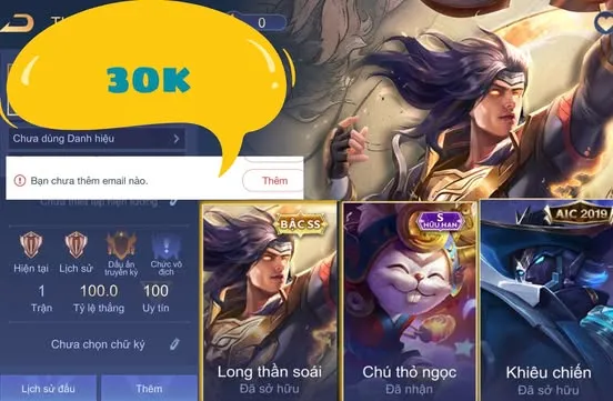 REG AD KẸP K MAIL NHƯ HÌNH 30K