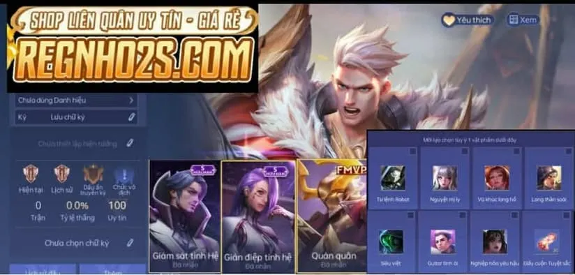 REG VERES TH + FLO TH + NAK QQ + RƯƠNG CS 60K