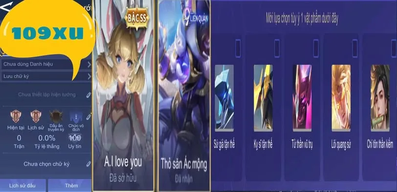 REG VERA + SLIM + RƯƠNG TÙY CHỌN 109XU