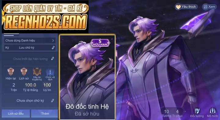 REG D'Arcy TINH HỆ 2G K ƯA THIK 20K