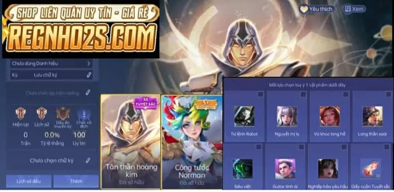 REG TULEN TS + YAN COOG TƯỚC + RƯƠNG CS 99K