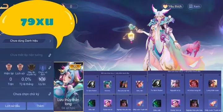 REG LILI THẦN LONG KẸP 2 RƯƠNG SS 79K