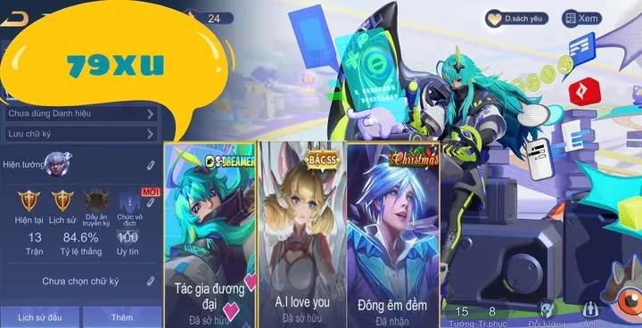 ACC SẴN RANK NHƯ HÌNH 79XU