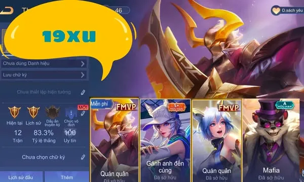 AC SẴN RANK NHƯ HÌNH 19XU